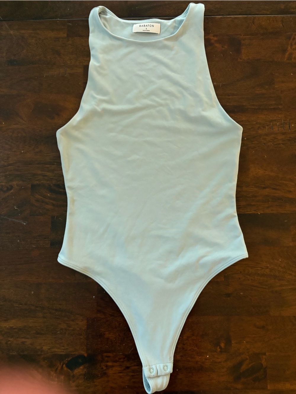 Aritzia | Babaton Contour 90’s Bodysuit in Pale Teal - Size S